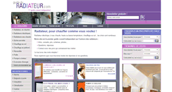 Desktop Screenshot of guide-du-radiateur.com