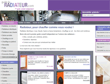 Tablet Screenshot of guide-du-radiateur.com
